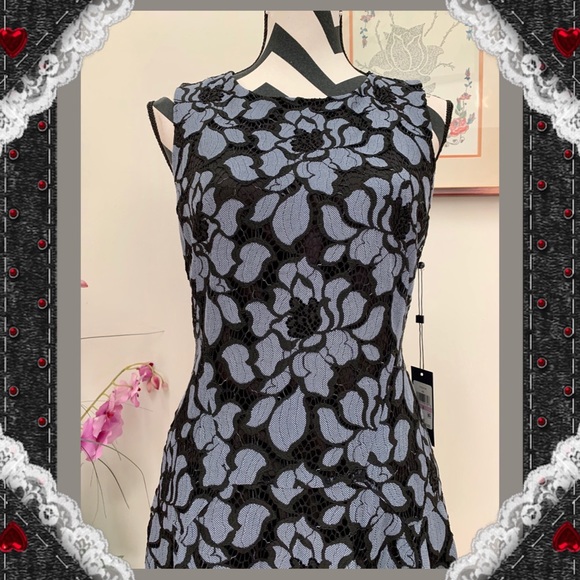 Tommy Hilfiger Lace Overlay Fir & Flare Dress - Picture 4 of 11